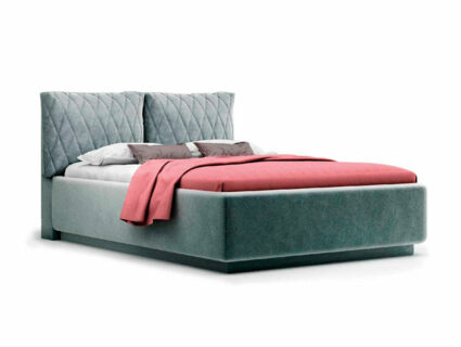 Кровать Nuvola Celeste Velutto 32 (с подъемным механизмом) 256