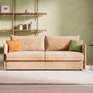 Диван Сонум Remy Микровелюр кремовый